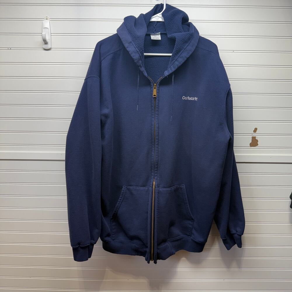 Carhartt Midweight Hooded Zip-Front Sweatshirt Size XL